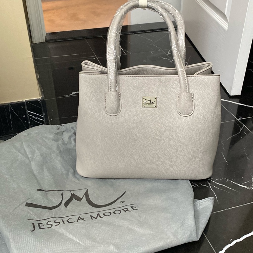 Jessica Moore gray pocketbook